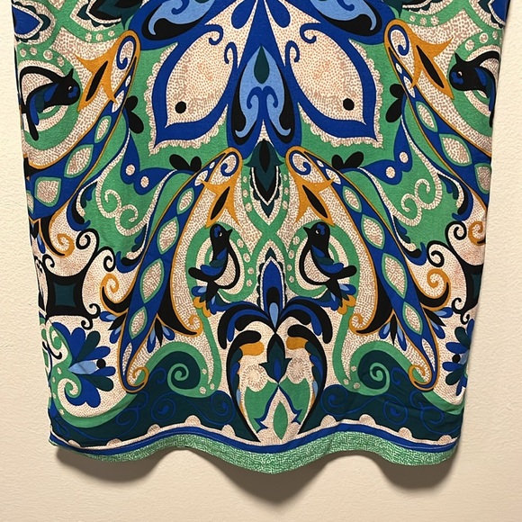 MAEVE Anthropologie Folksong Shift Dress Bird Print Boho, Size M - Picture 4 of 11